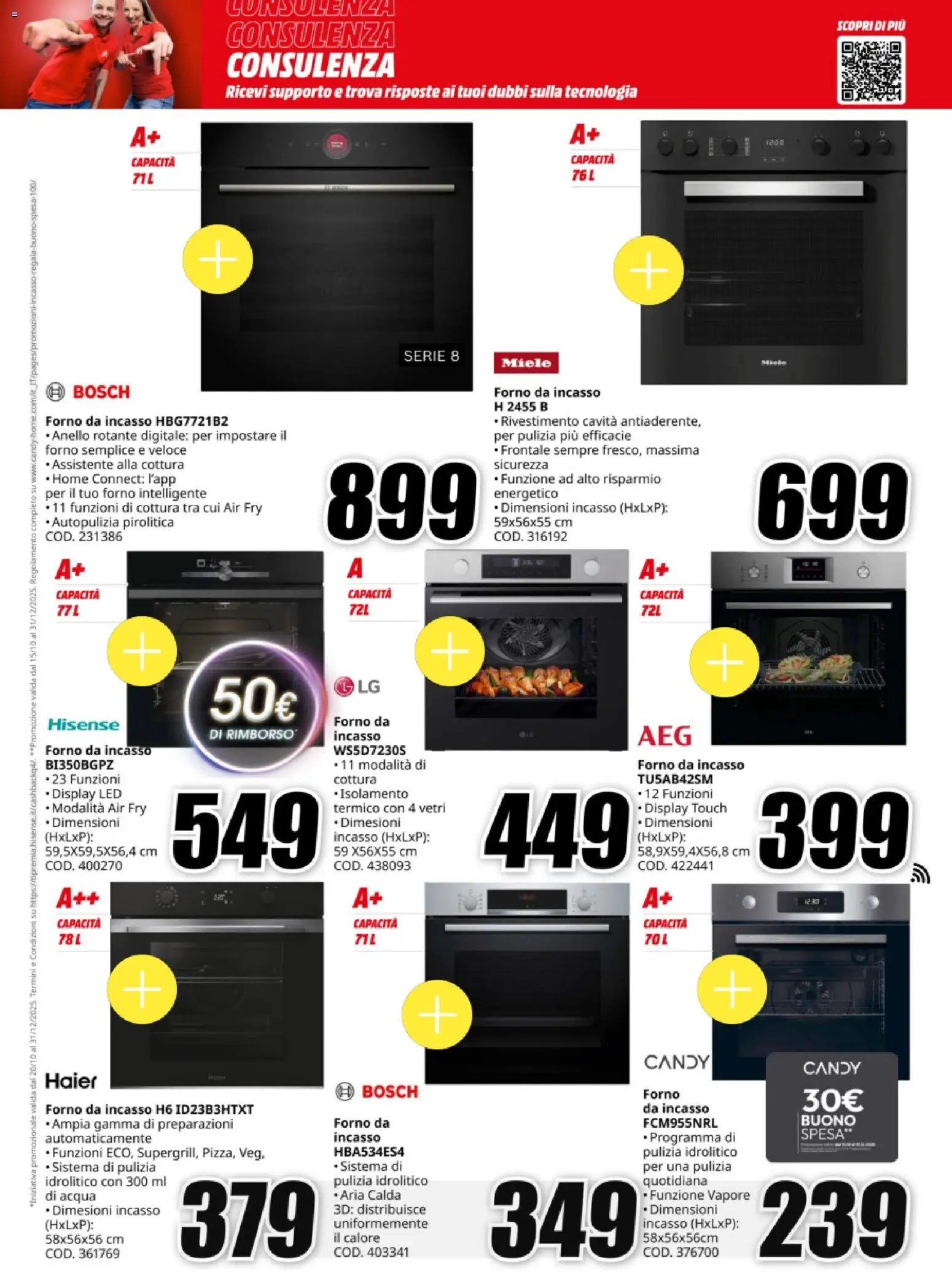 Volantino Media World del 12.11.2025 | Pagina: 13 | Prodotti: Acqua, Anello, Forno, Miele