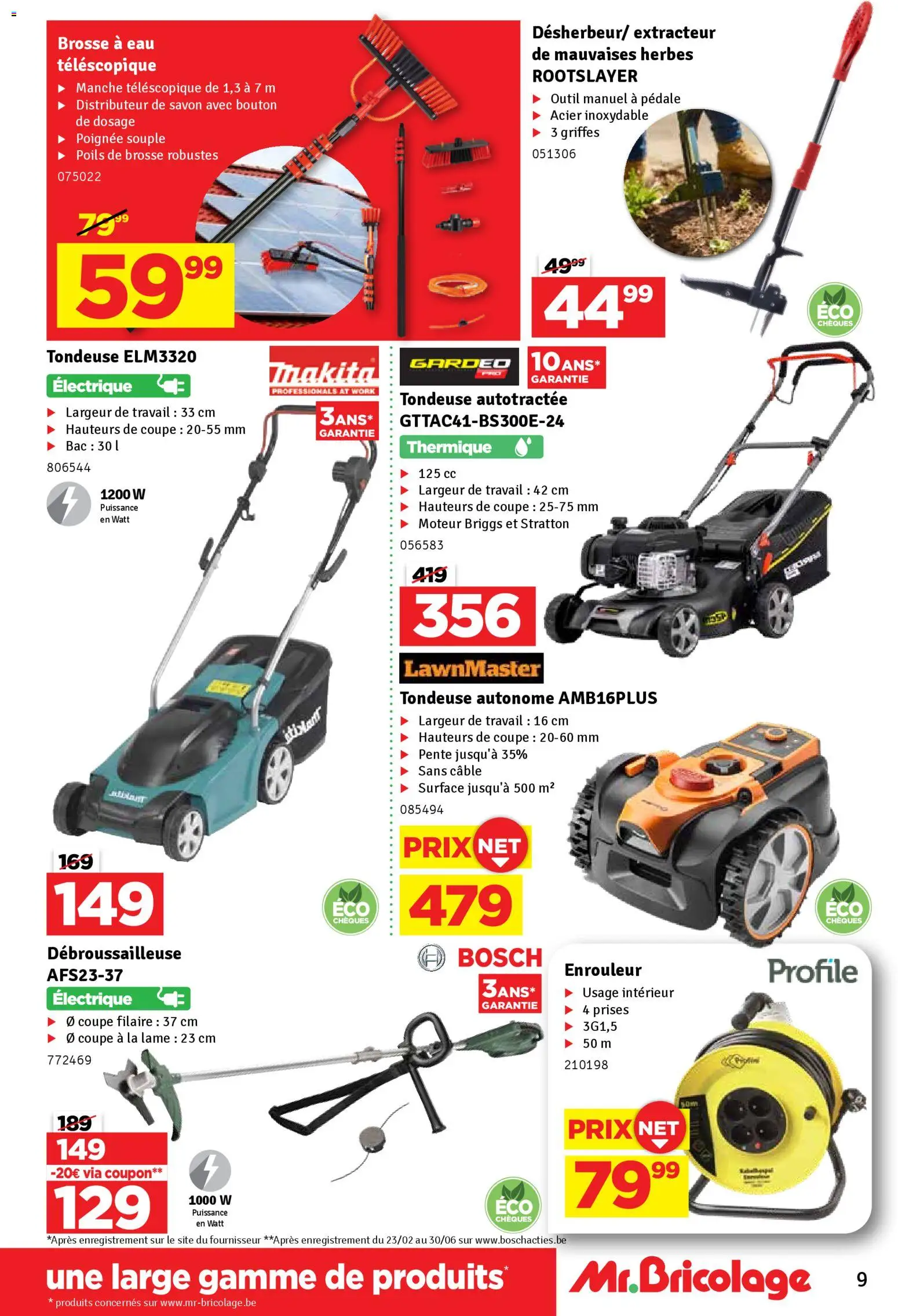 {H1} | Pagina: 9 | Producten: La, Tondeuse