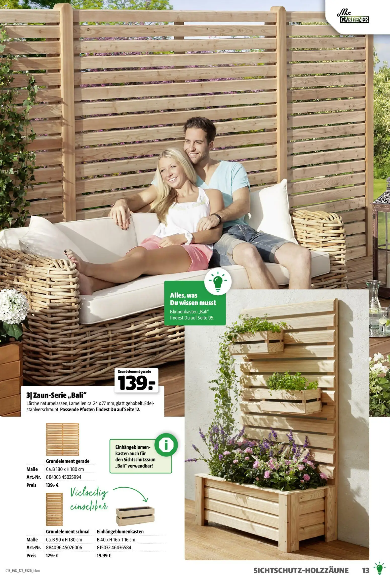 Hagebau Gartengestaltungsortiment – gültig ab 02.03.2026 | Seite: 13