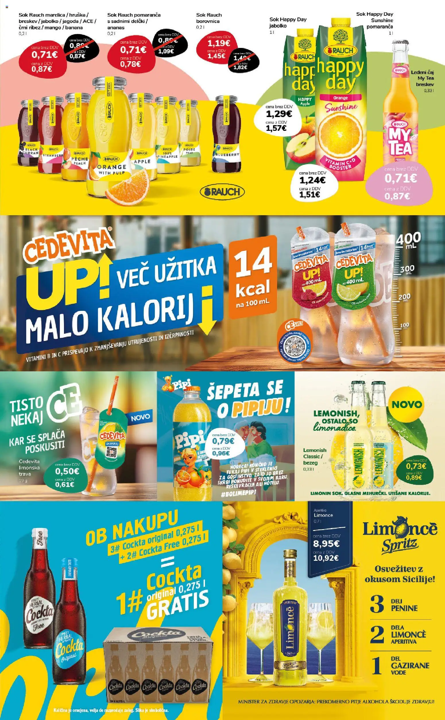 Novi Ahac katalog ponudbe – veljaven od 01.04.2026 | Stran: 17 | Izdelki: Ledeni čaj, Sok, Ananas, Breskev