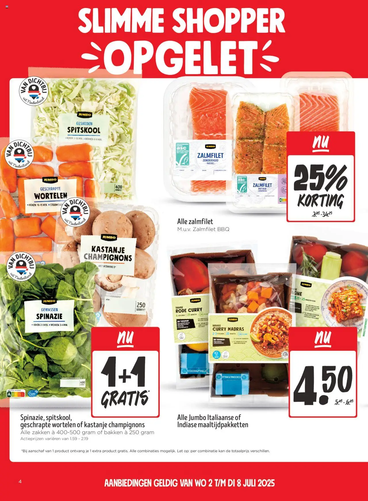  | Pagina: 4 | Producten: Spinazie, Wortelen, Kan