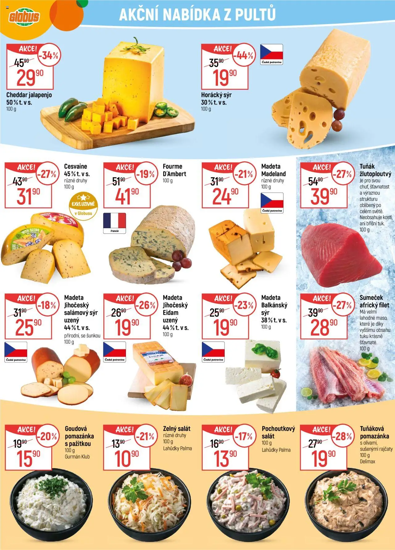 Globus leták - Havířov od 22.10.2025 | Strana: 9 | Produkty: Globus, Sýr, Eidam, Filet