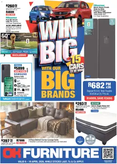 OK Furniture specials catalogue – valid from 06.04.2026