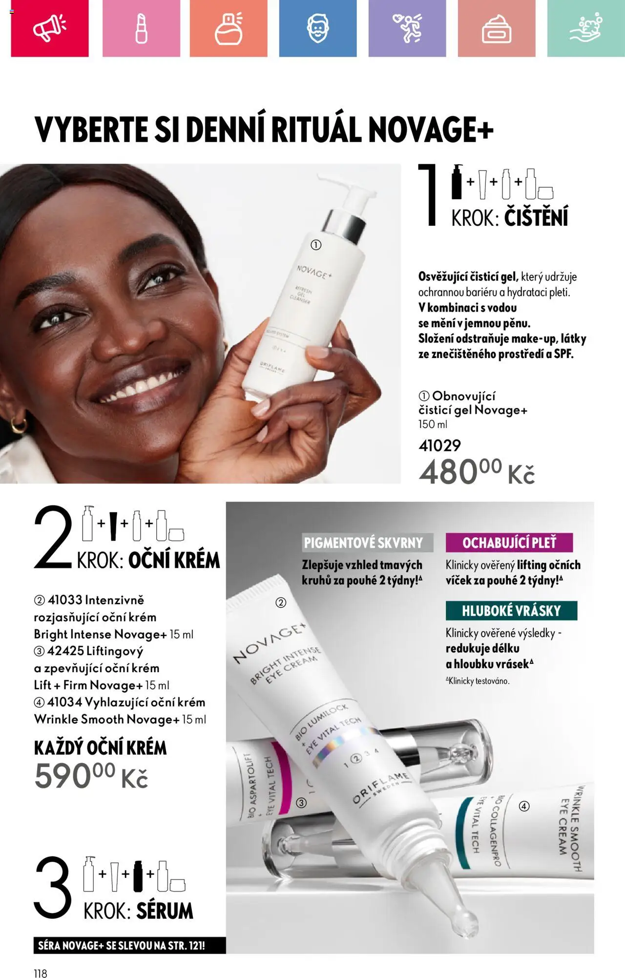 Oriflame katalog č.10/2025 od 06.07.2025 | Strana: 118 | Produkty: Sérum, Krém