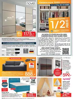 Zurbrüggen Prospekt 	 ab 04.10.2025 gültig | Seite: 28 | Produkte: Kleiderschrank, Lattenrost, Topper, Schrank