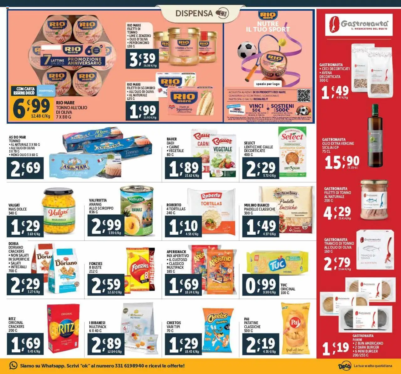 Volantino Decò del 03.10.2025 | Pagina: 15 | Prodotti: Patatine, Lenticchie, Crackers, Tortillas