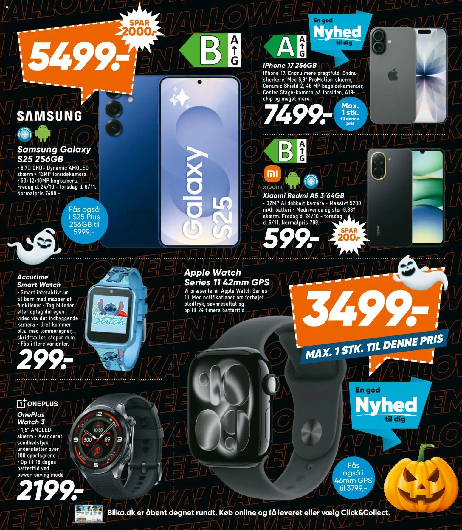 Bilka tilbudsavis – gyldig fra 24.10.2025 | Side: 28 | Produkter: Skærm, Ur, Batteri, Kamera