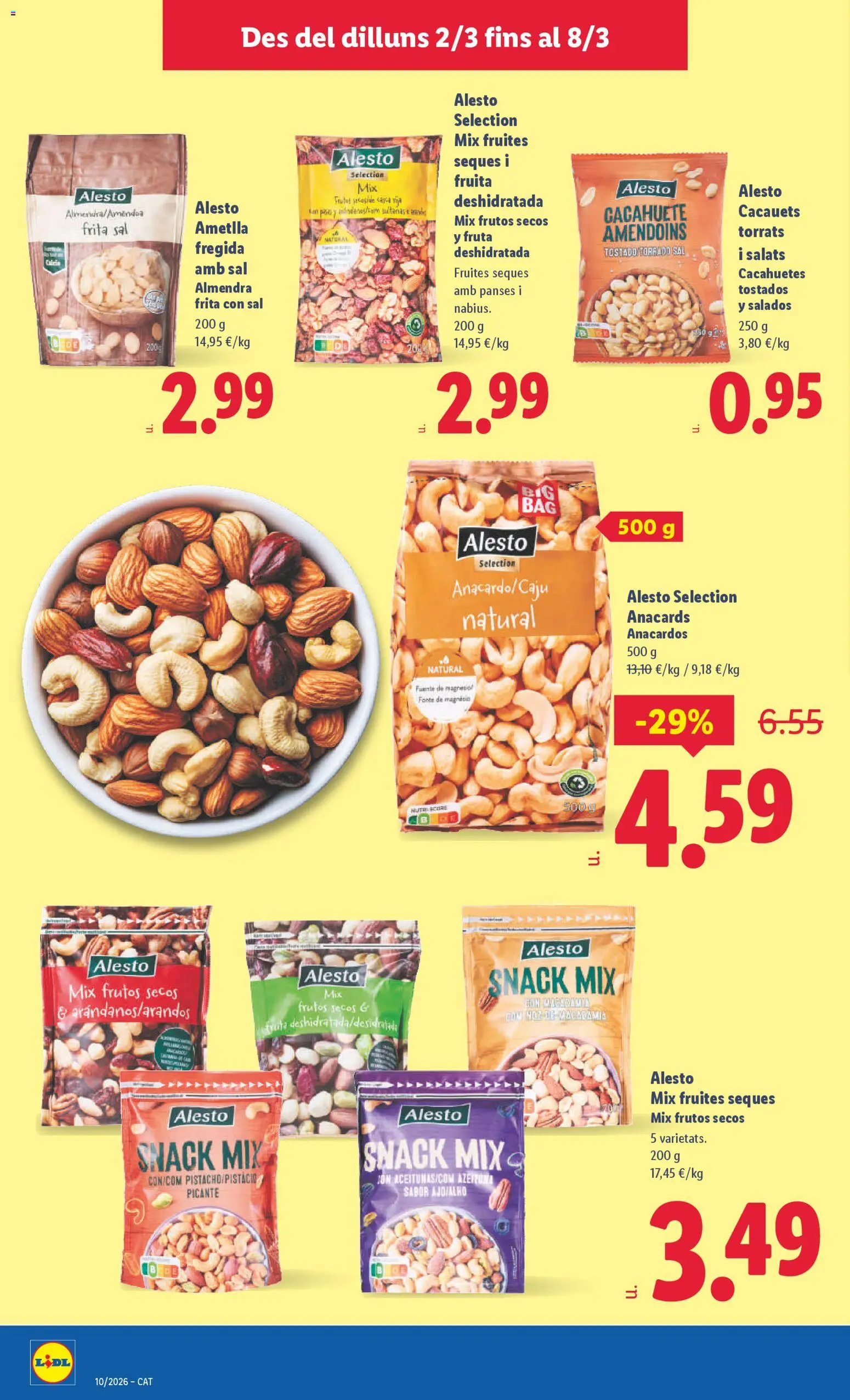 Lidl folleto │ válido desde el 02.03.2026 | Página: 14 | Productos: Frutos secos