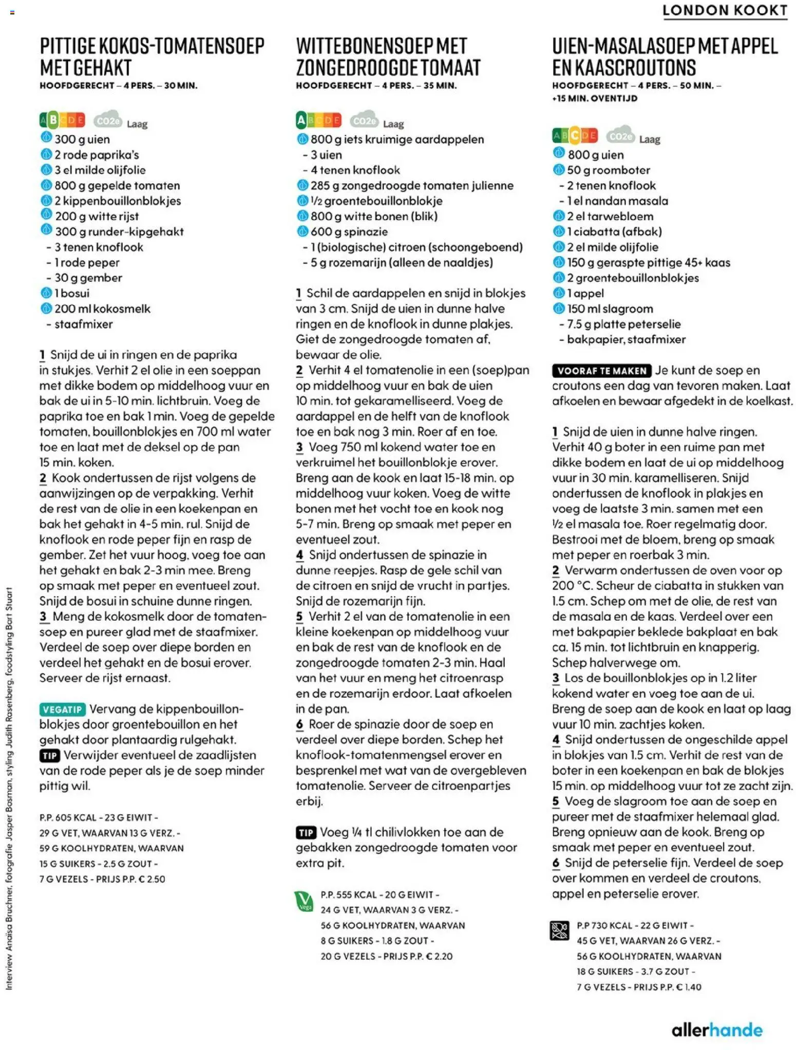 {H1} | Pagina: 83 | Producten: Citroen, Ui, Roomboter, Knoflook