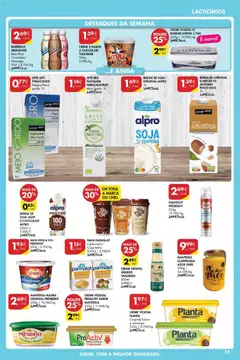 Pré-visualização Pingo Doce Poupe Esta Semana Açores válido de 12.03.2026 | Página: 14 | Produtos: Soja, Manteiga, Nata, Bebida