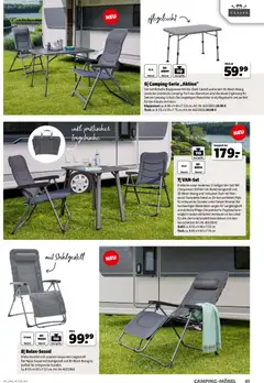 Hagebau Gartenmöbelsortiment ab 02.03.2026 gültig | Seite: 41 | Produkte: Relaxsessel, Liegestuhl, Tisch