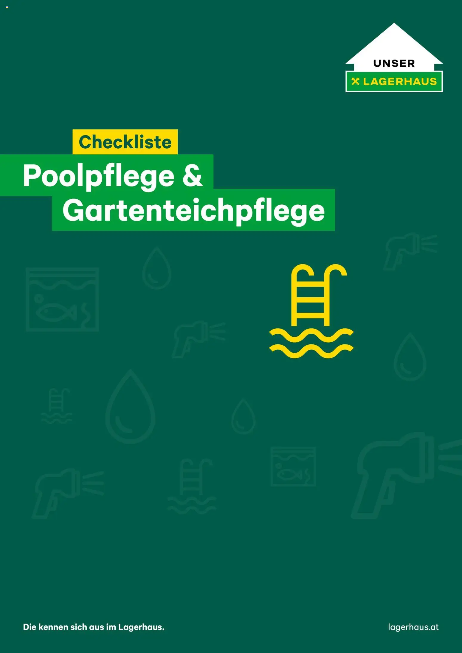 Lagerhaus  Checkliste Poolpflege und Gartenteichpflege gültig ab 12.11.2025 | Seite: 1