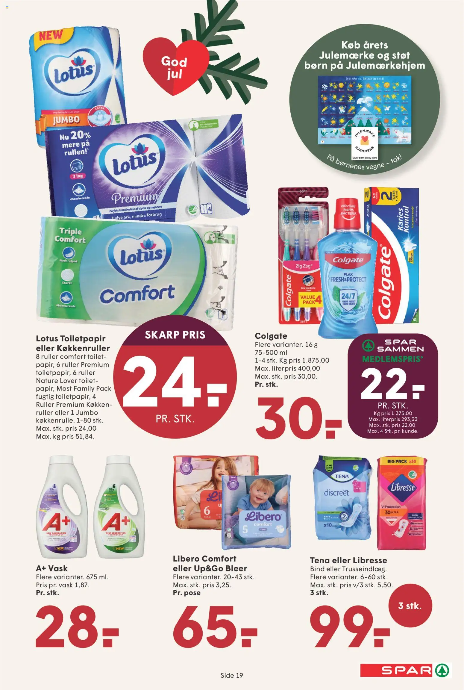 Spar tilbudsavis – gyldig fra 31.10.2025 | Side: 20 | Produkter: Toilet