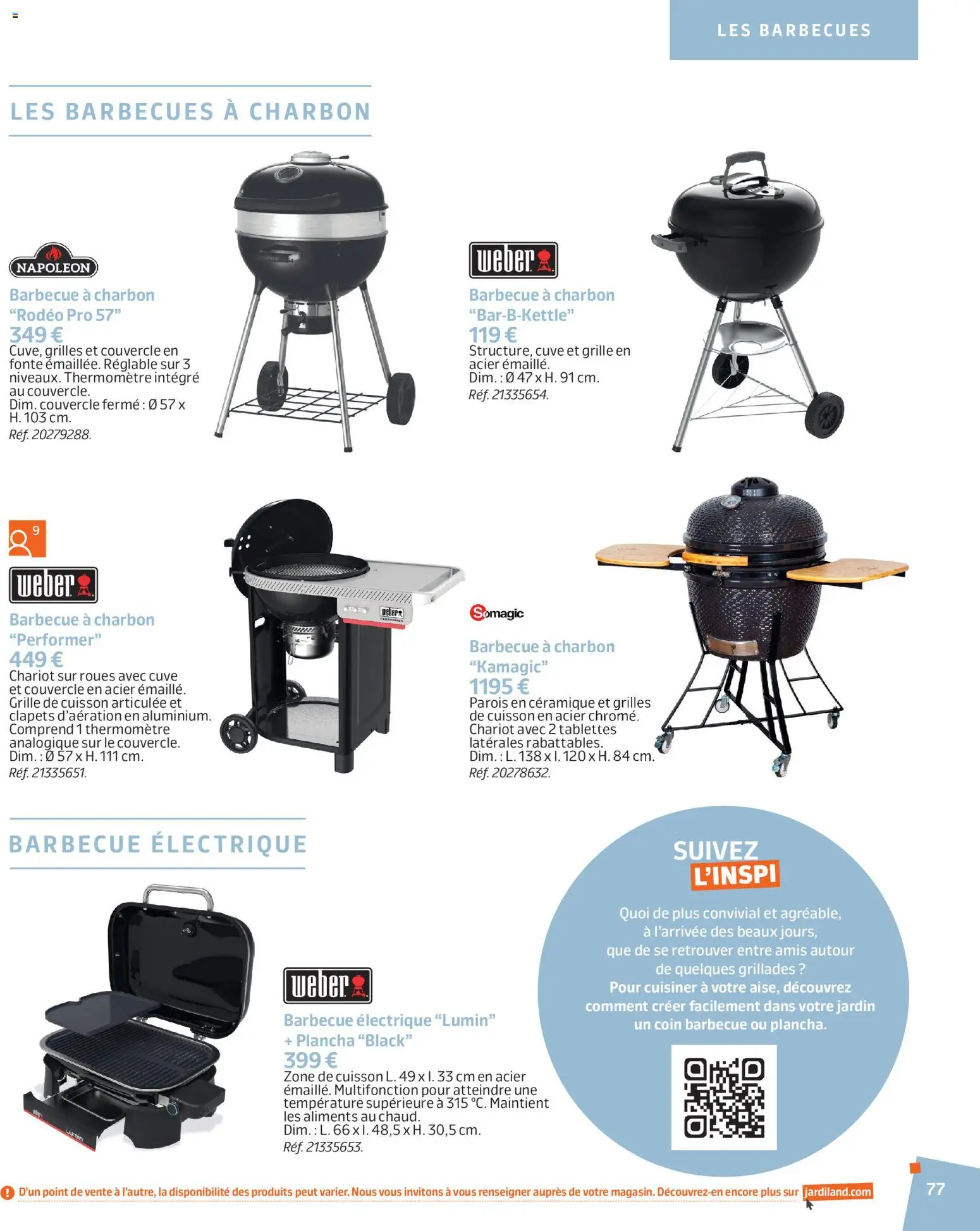 {H1} | Page: 77 | Produits: Plancha, Barbecue, Thermomètre, Grille de cuisson