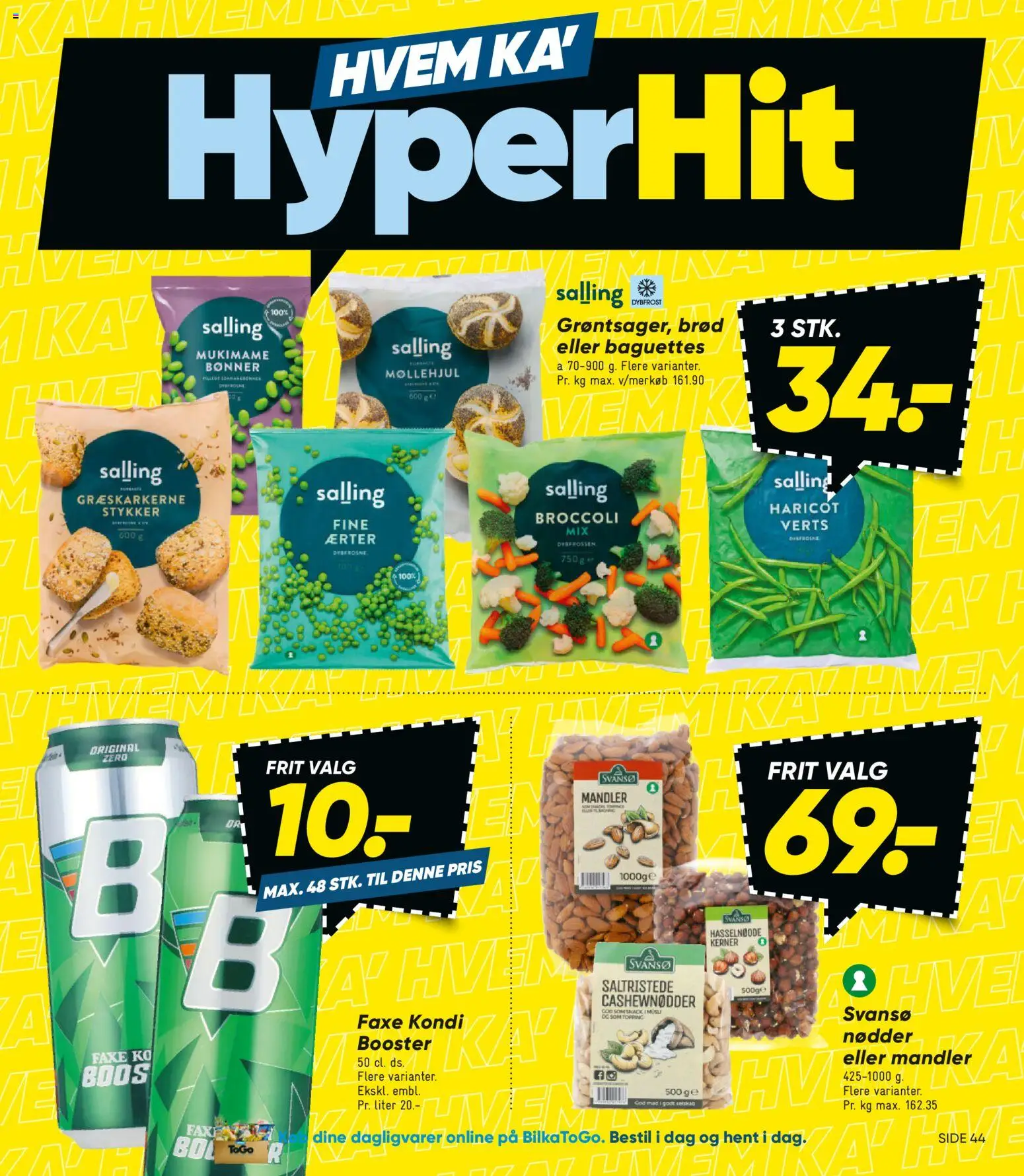 Bilka tilbudsavis – gyldig fra 09.01.2026 | Side: 5 | Produkter: Brød, Broccoli, Bønner, Ærter