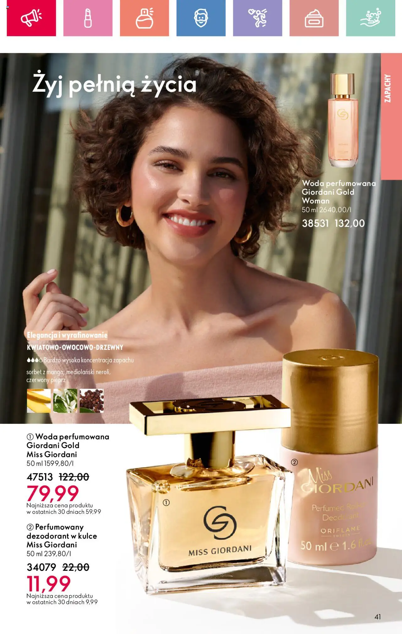 Oriflame Katalog 11 2025 od 27.07.2025 | Strona: 41 | Produkty: Sorbet, Dezodorant, Woda, Pieprz
