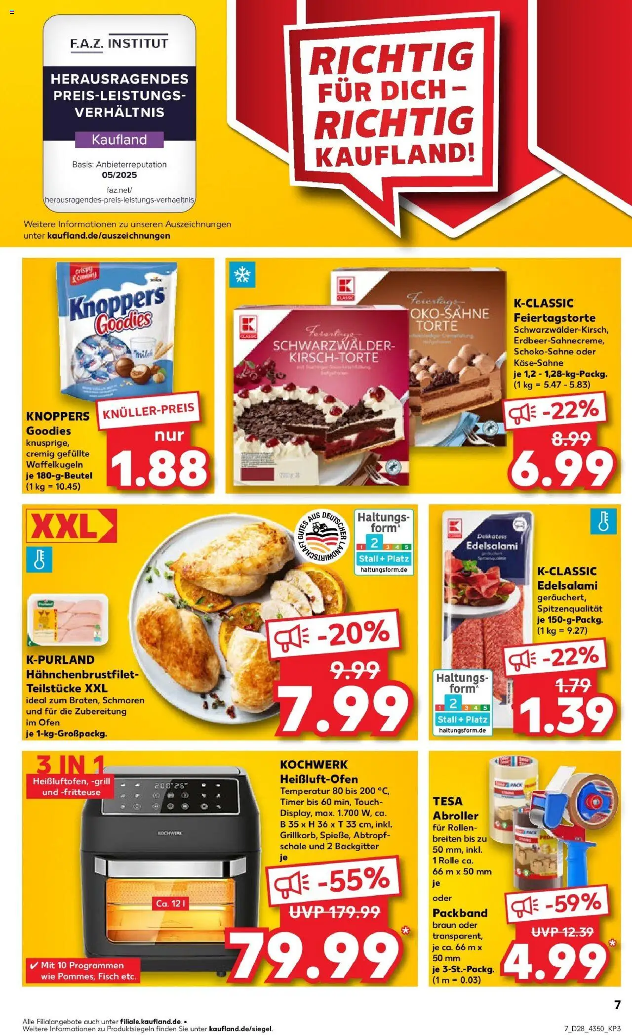 Kaufland prospekt Bitterfeld-Wolfen	 - gültig ab dem 13.07.2025 | Seite: 22 | Produkte: Grill, Fisch, Knoppers, Salami