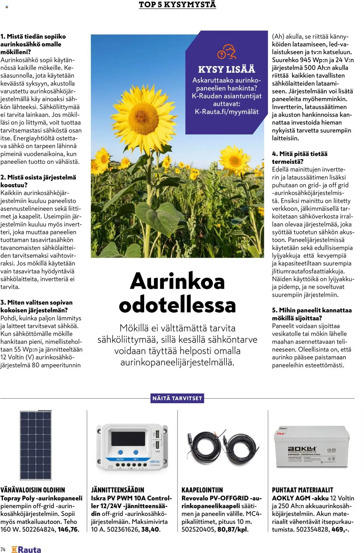  | Sivu: 74 | Tuotteet: Akku, Voi