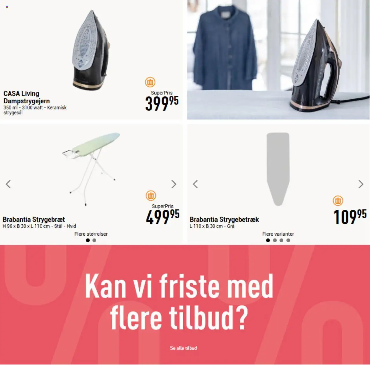 Imerco Tilbudsavis gyldig fra 15.08.2025 | Side: 21 | Produkter: Strygebræt
