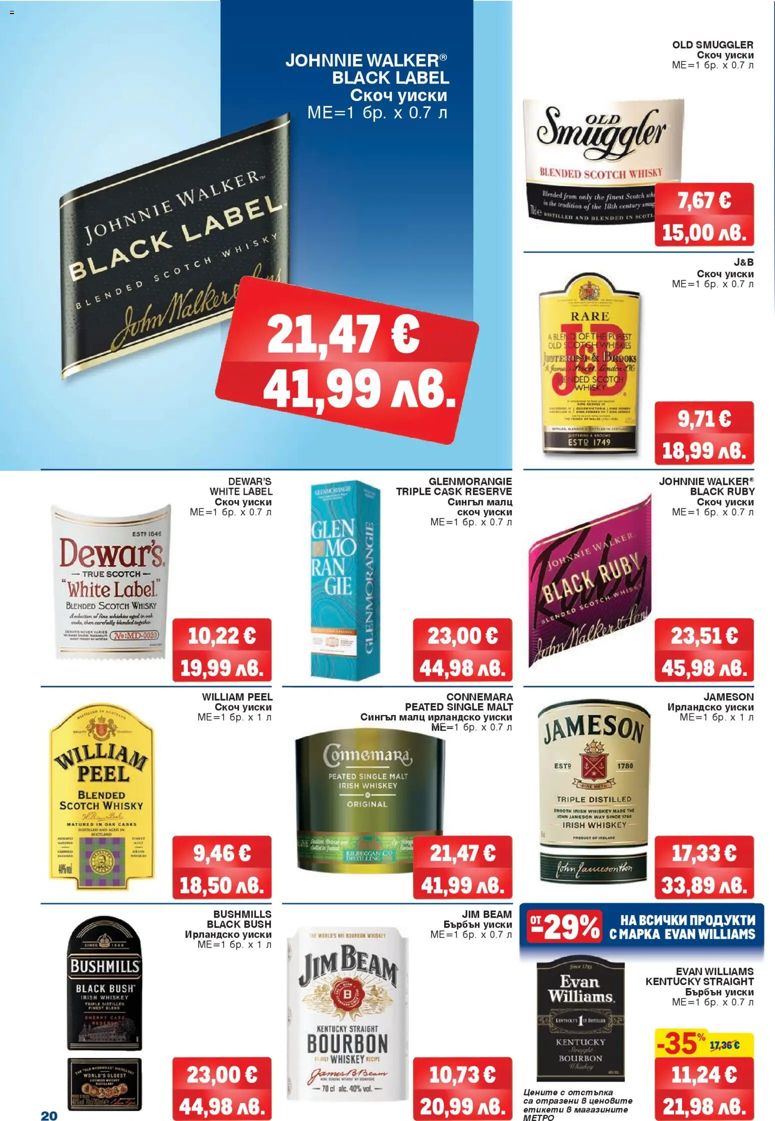 {H1} | Страница: 20 | Продукти: Бърбън, Уиски, Скоч уиски, Ирландско уиски