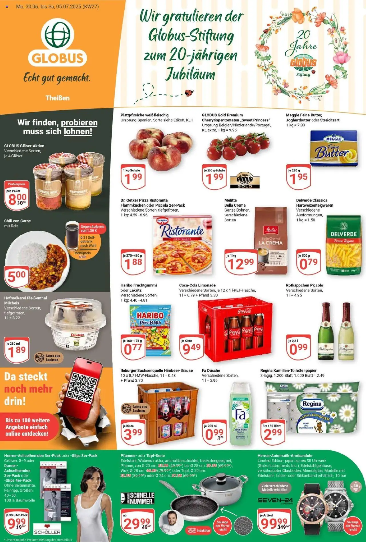 Globus prospekt Zeitz	 - gültig ab dem 29.06.2025 | Seite: 3 | Produkte: Haribo, Pasta, Pizza, Reis