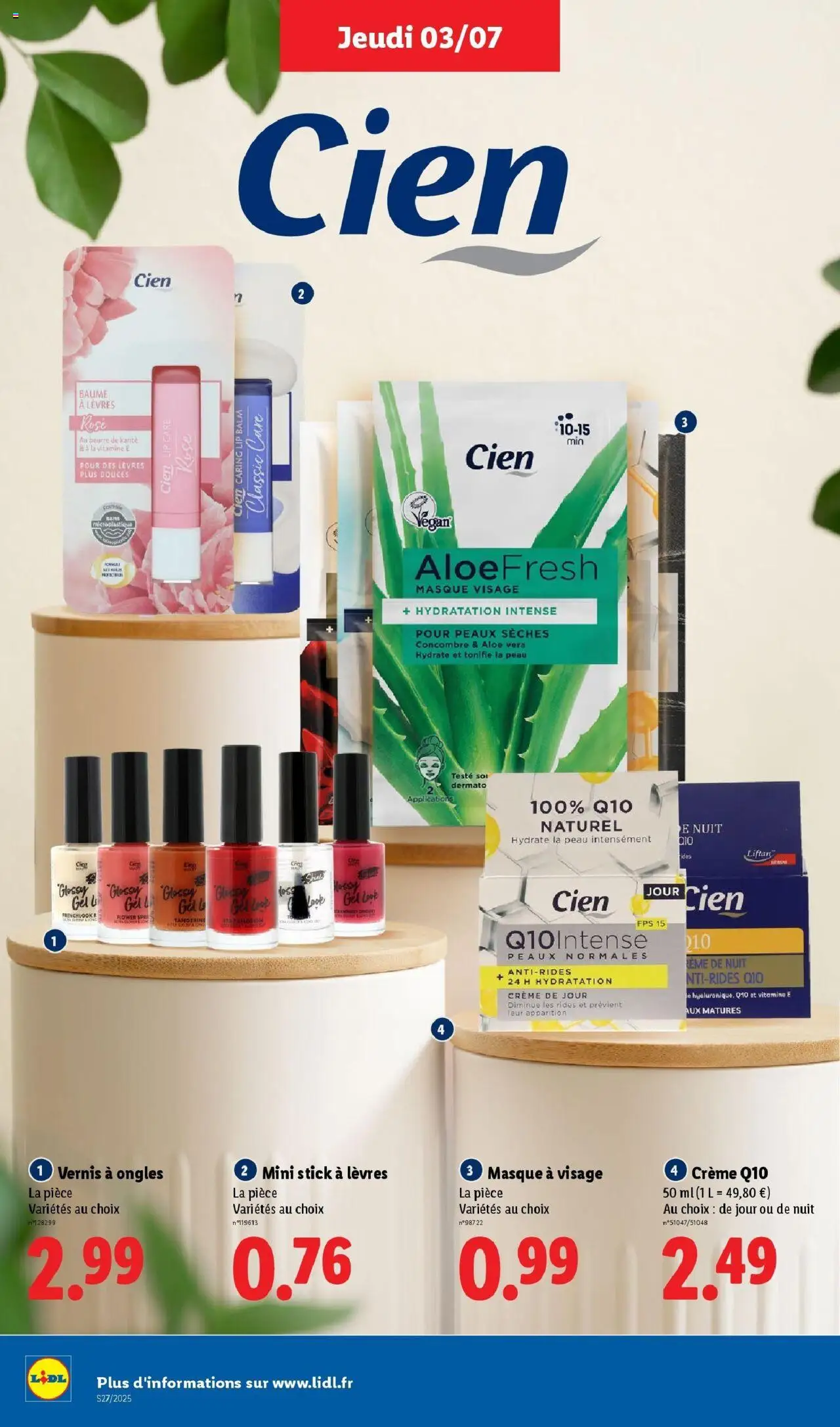  | Page: 8 | Produits: Baume à lèvres, Masque, Crème de jour, Crème