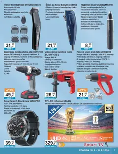 KTC Katalog tehnike i posuđa - Pregled kataloga iz trgovine KTC, vrijedi od 18.03.2026 | Stranica: 3 | Proizvodi: Smartwatch, Baterija, Trimer, Bušilica