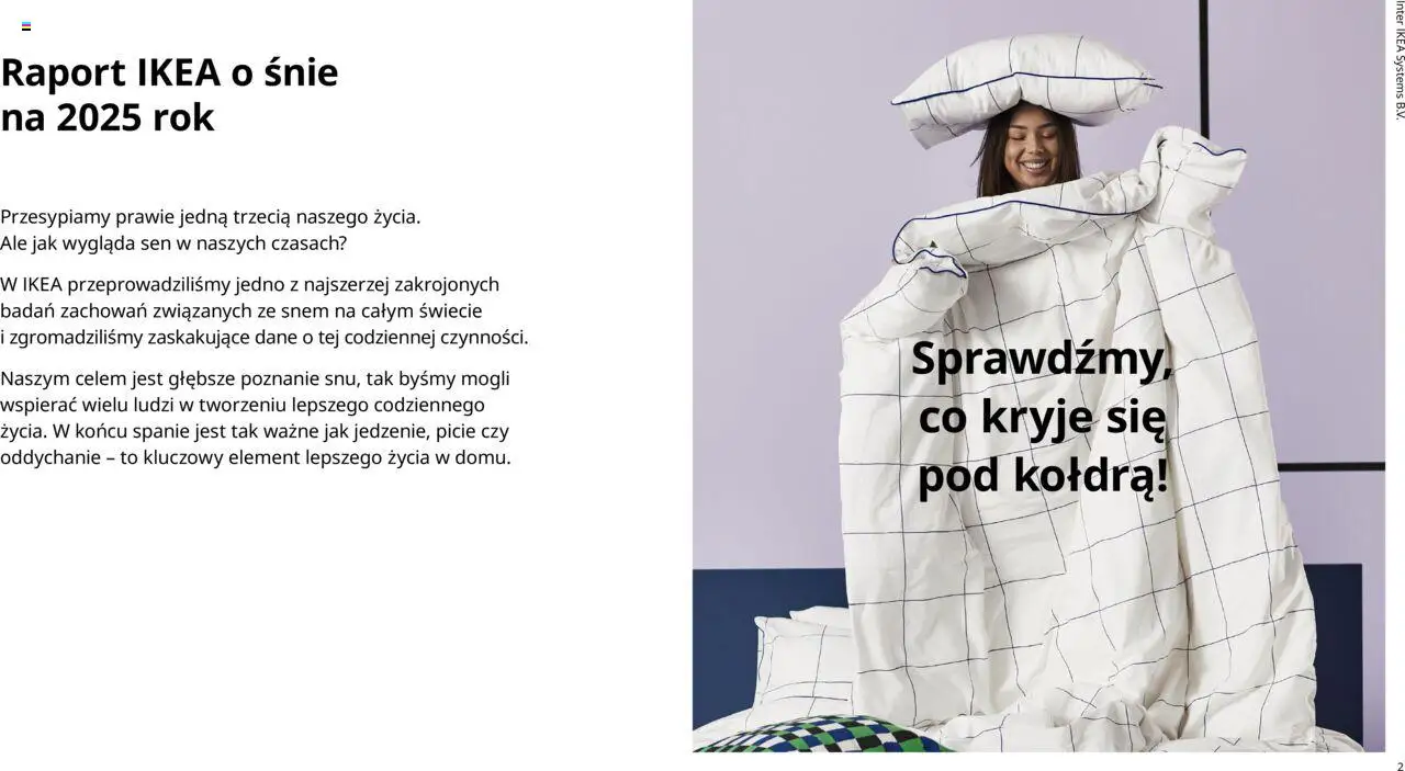 IKEA promocje - Odkrywamy sen od 01.01.2025 | Strona: 2 | Produkty: Kołdra