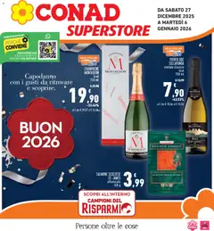 Anteprima del volantino Conad Superstore Piemonte catalogo valido a partire dal 27.12.2025