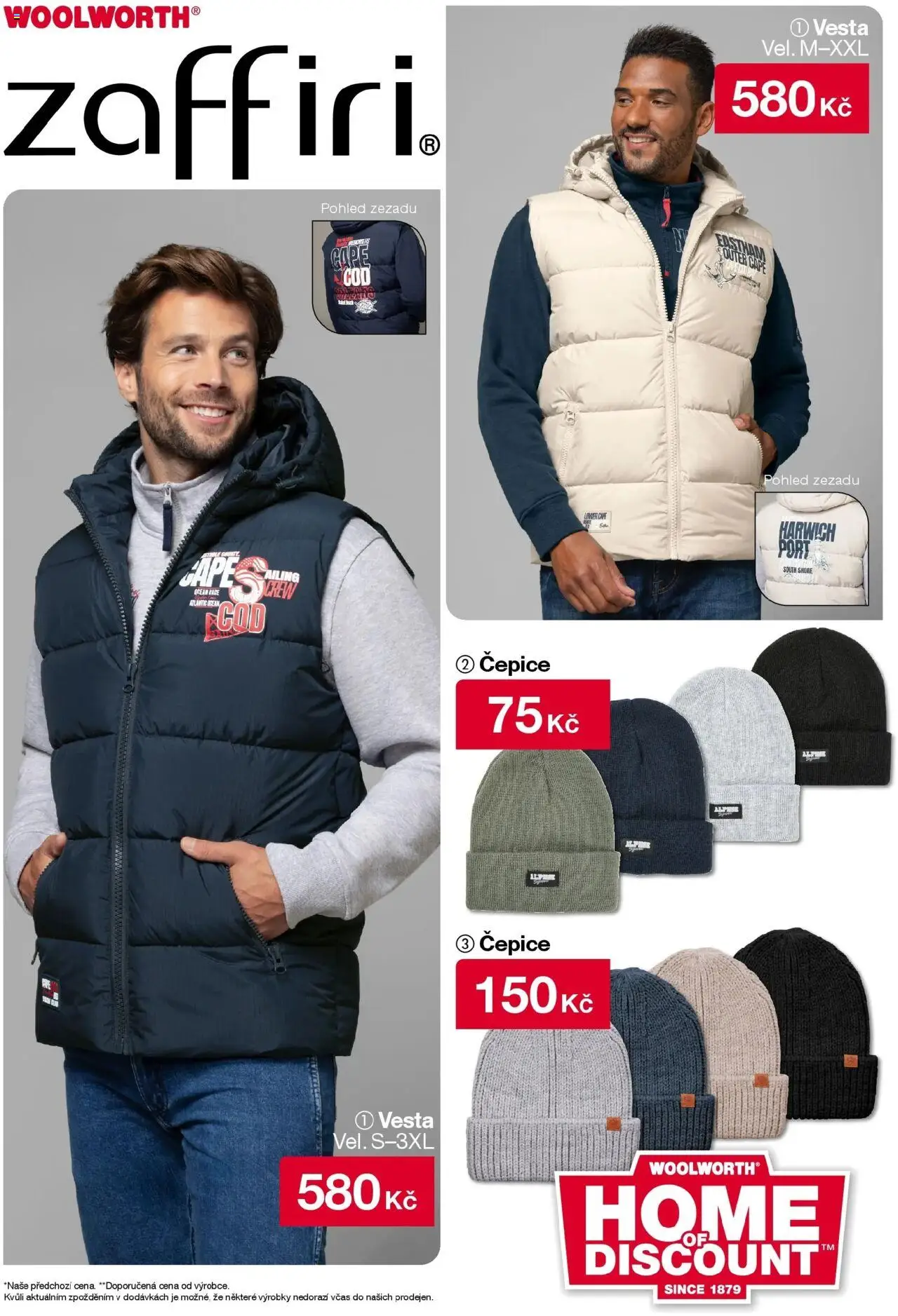 Woolworth leták - Třebíč, Třinec, Žatec, Otvice, Jihlava, Znojmo, Příbram od 03.10.2025 | Strana: 34 | Produkty: Vesta, Čepice