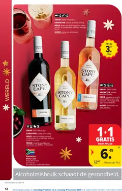 Carrefour - Hypermarken - Market Wijnfestival - Voorbeeld van een folder van Carrefour, geldig van 29.10.2025 | Pagina: 12 | Producten: Aardbeien, Noten, Appel, Druif