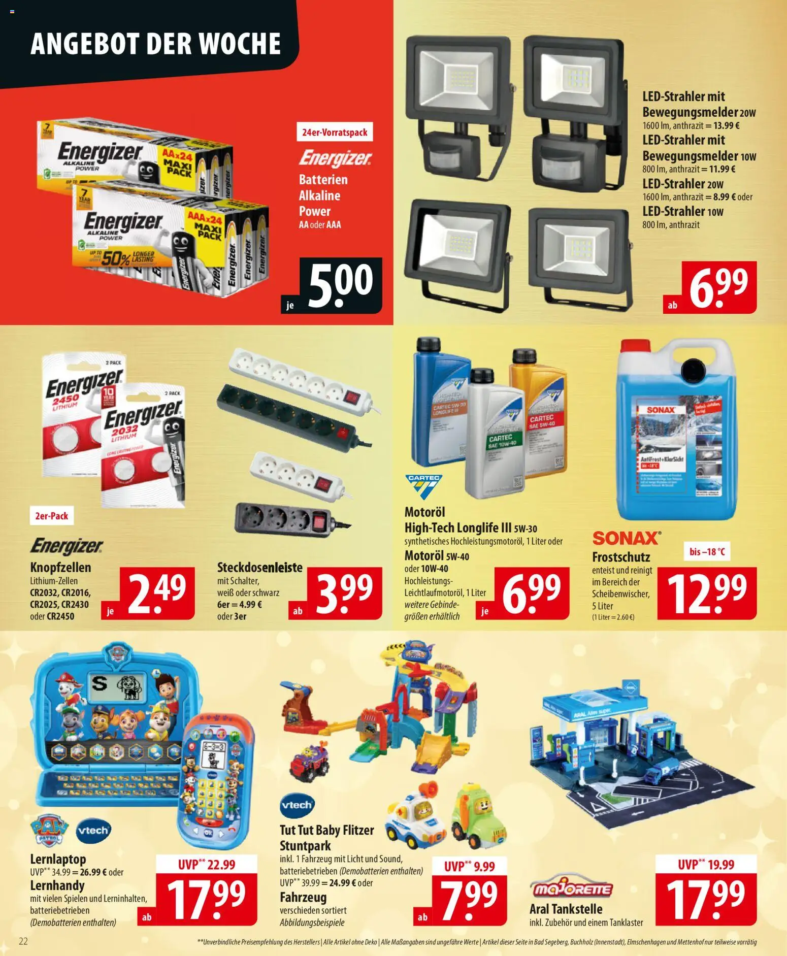 Famila Prospekt 	 – gültig ab 15.12.2025 | Seite: 22 | Produkte: Batterien, Bad