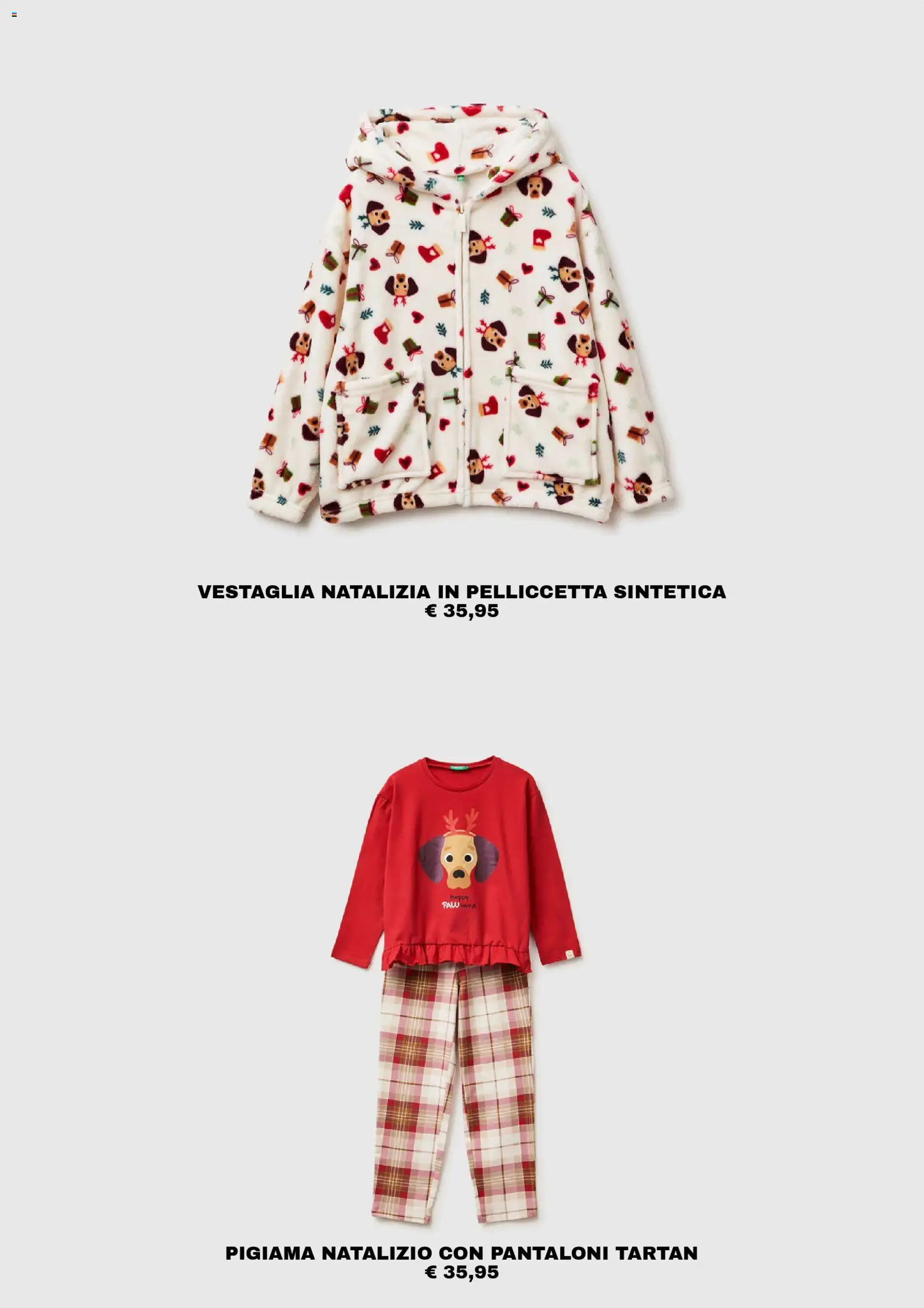 Volantino Benetton del 16.12.2025 | Pagina: 14 | Prodotti: Pantaloni, Pigiama