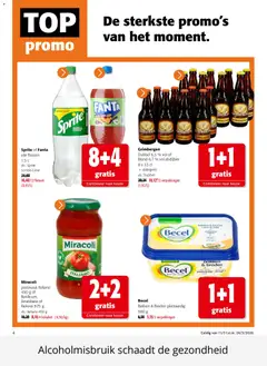 Colruyt folder / publicité - Voorbeeld van een folder van Colruyt, geldig van 11.03.2026 | Pagina: 4 | Producten: Fanta, Sprite, Oliën