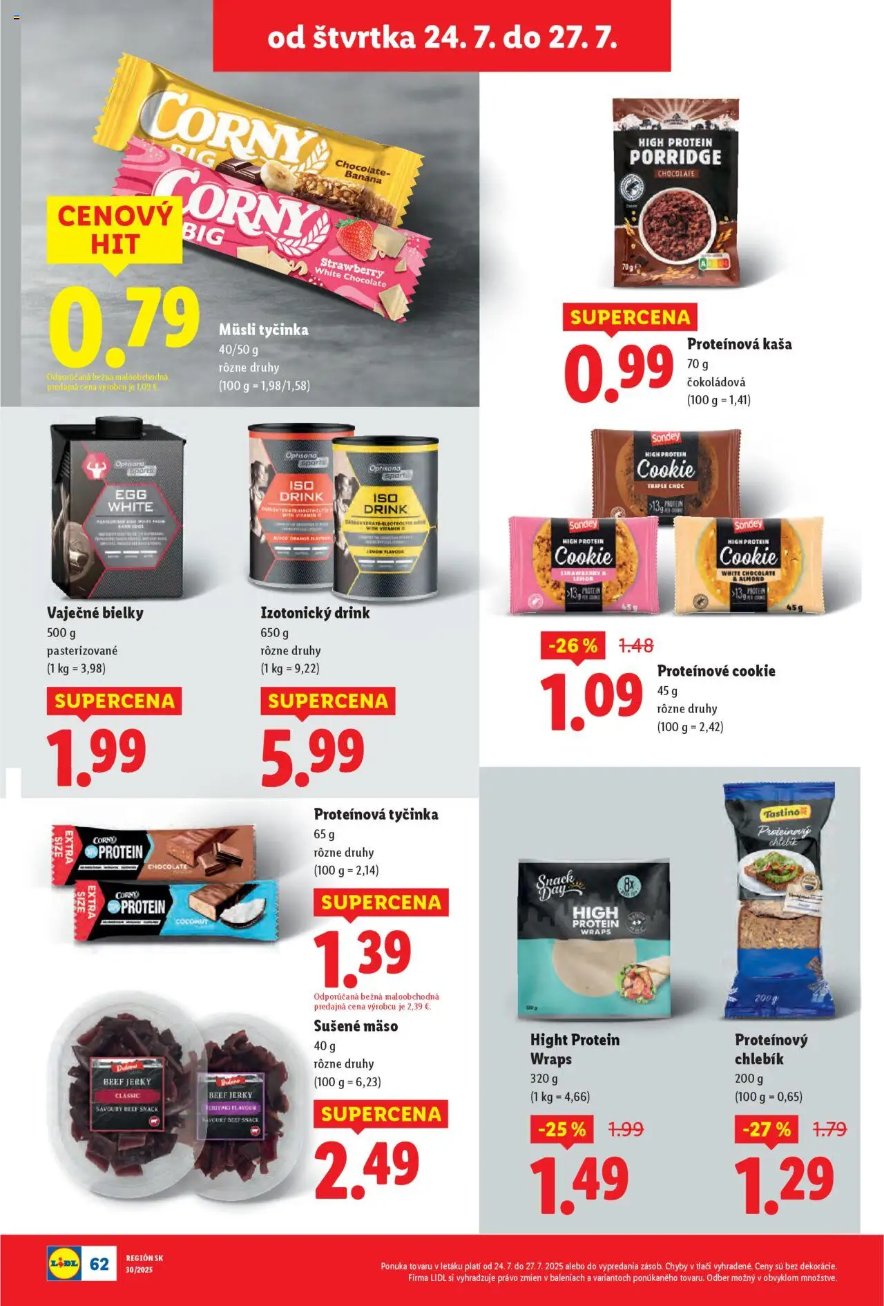 Lidl leták │ platný od 21.07.2025 | Strana: 86 | Produkty: Protein