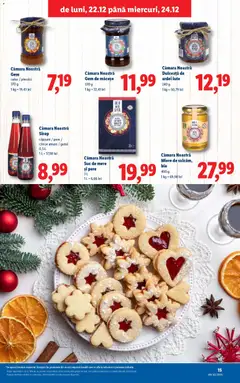 Ofertele Lidl valabile de la 22.12.2025 | Pagină: 15 | Produse: Ardei iute, Gem, Suc, Căpșuni