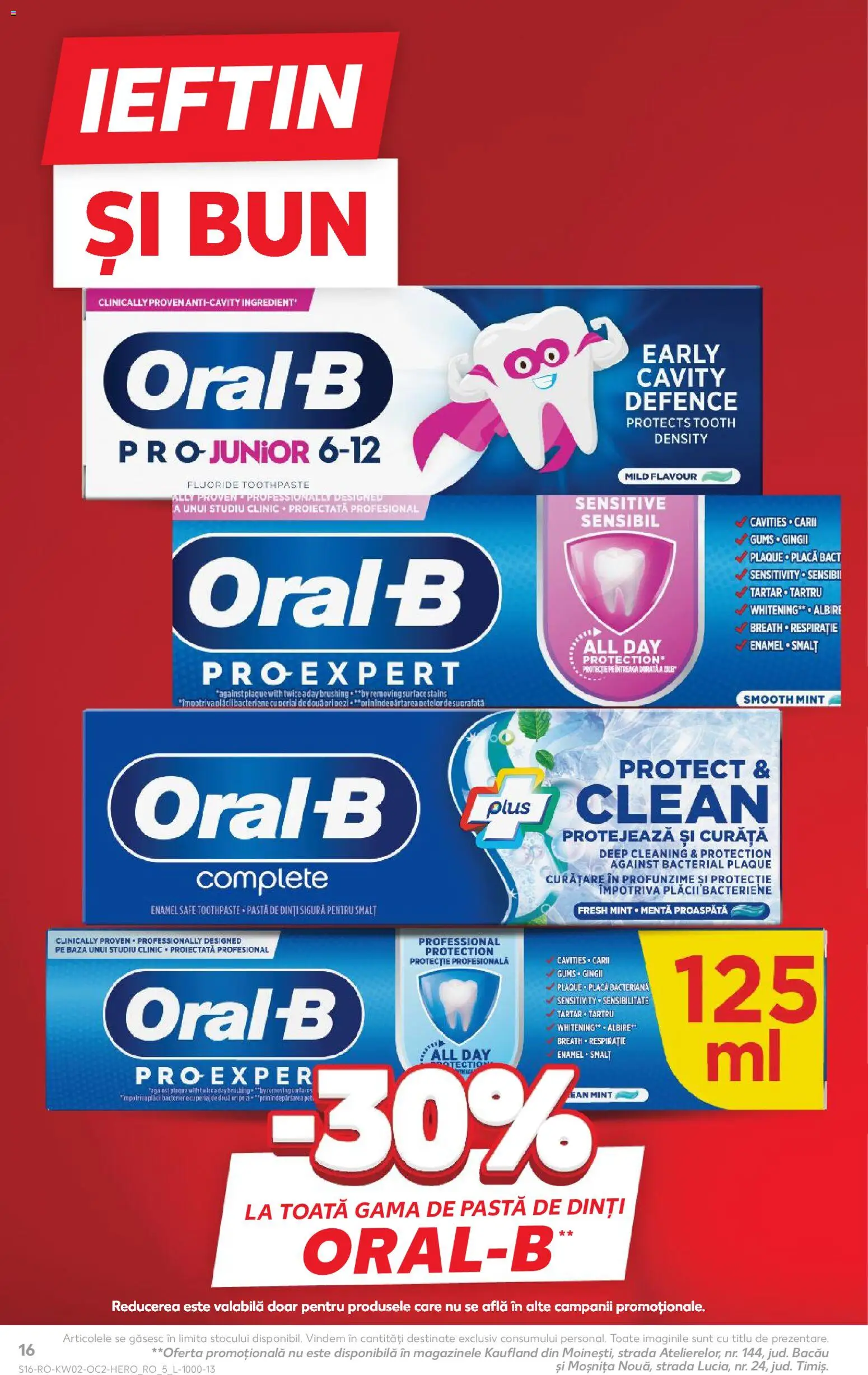 Kaufland RO akciós ujság - amely érvényes a következő dátumtól: 07.01.2026 | Oldal: 16