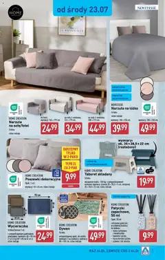 Aldi Gazetka - Hity od Środy i od Soboty od 23.07.2025 | Strona: 7 | Produkty: Łóżko, Wycieraczka, Sól morska, Sól