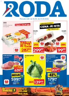 Roda katalog - pregled Roda kataloga - važi od 26.03.2026