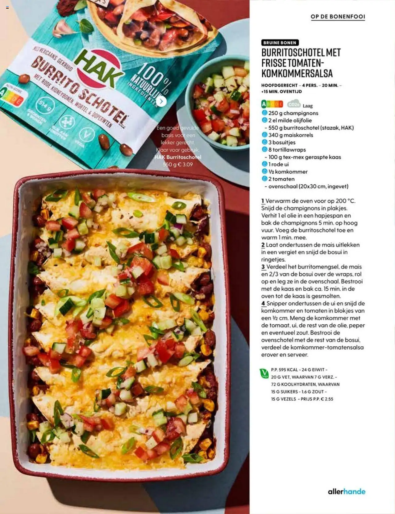  | Pagina: 47 | Producten: Ui, Olijfolie, Burrito, Maïs