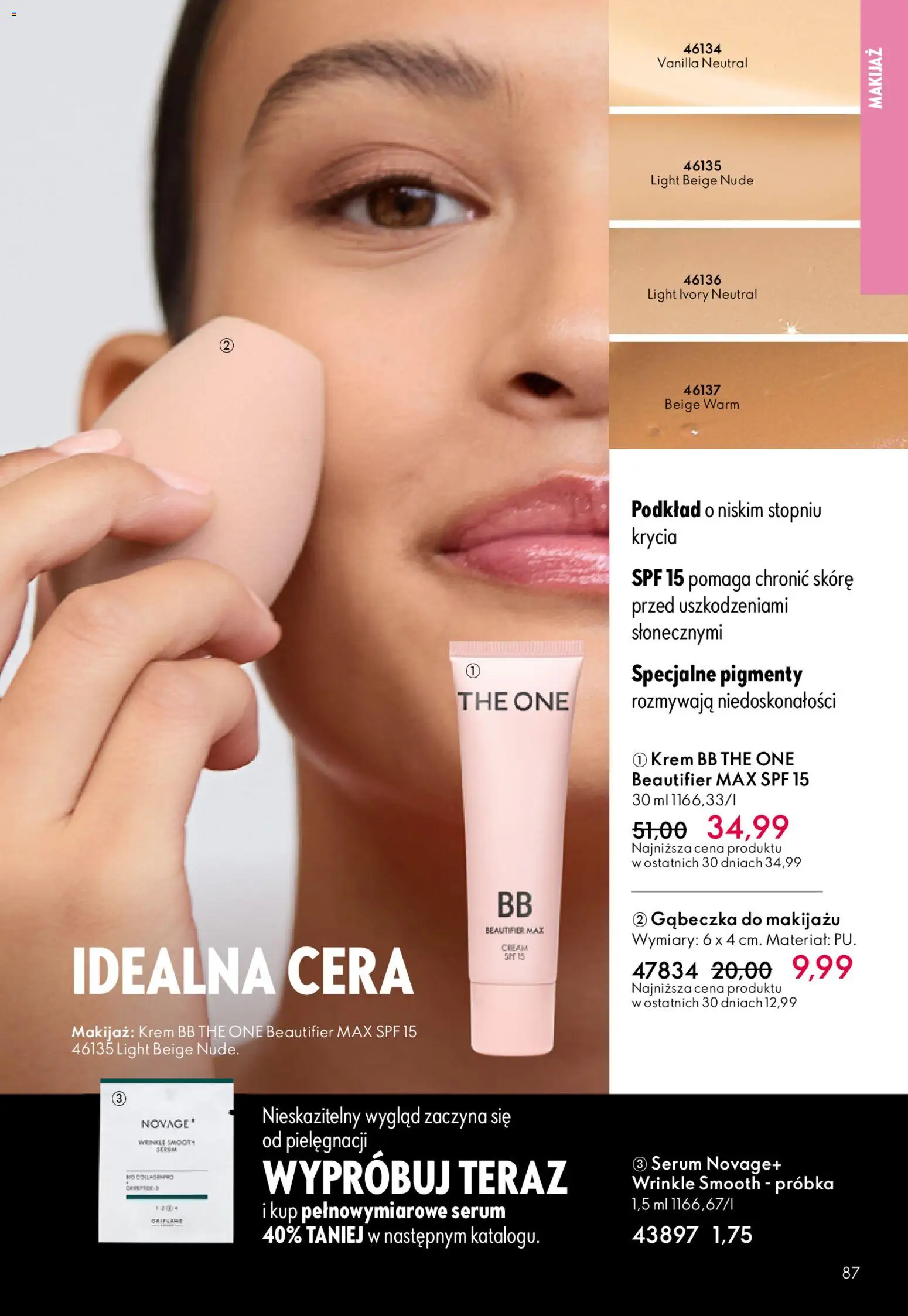 Oriflame Katalog 7 2026 od 06.05.2026 | Strona: 87 | Produkty: Makijaż, krem BB, Krem