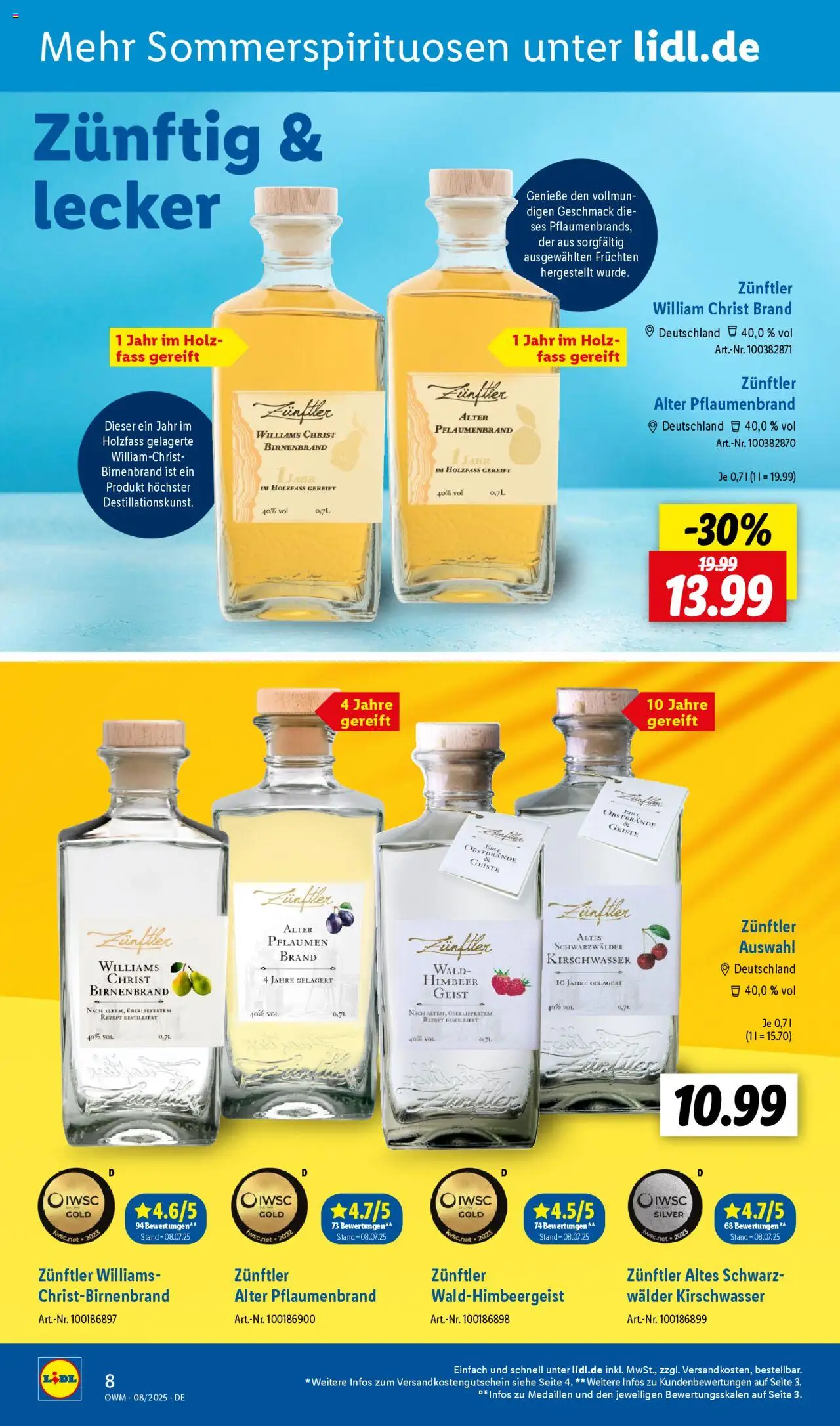 Lidl - Wein & Spirituosen im Onlineshop - gültig ab dem 01.08.2025 | Seite: 8 | Produkte: Pflaumen