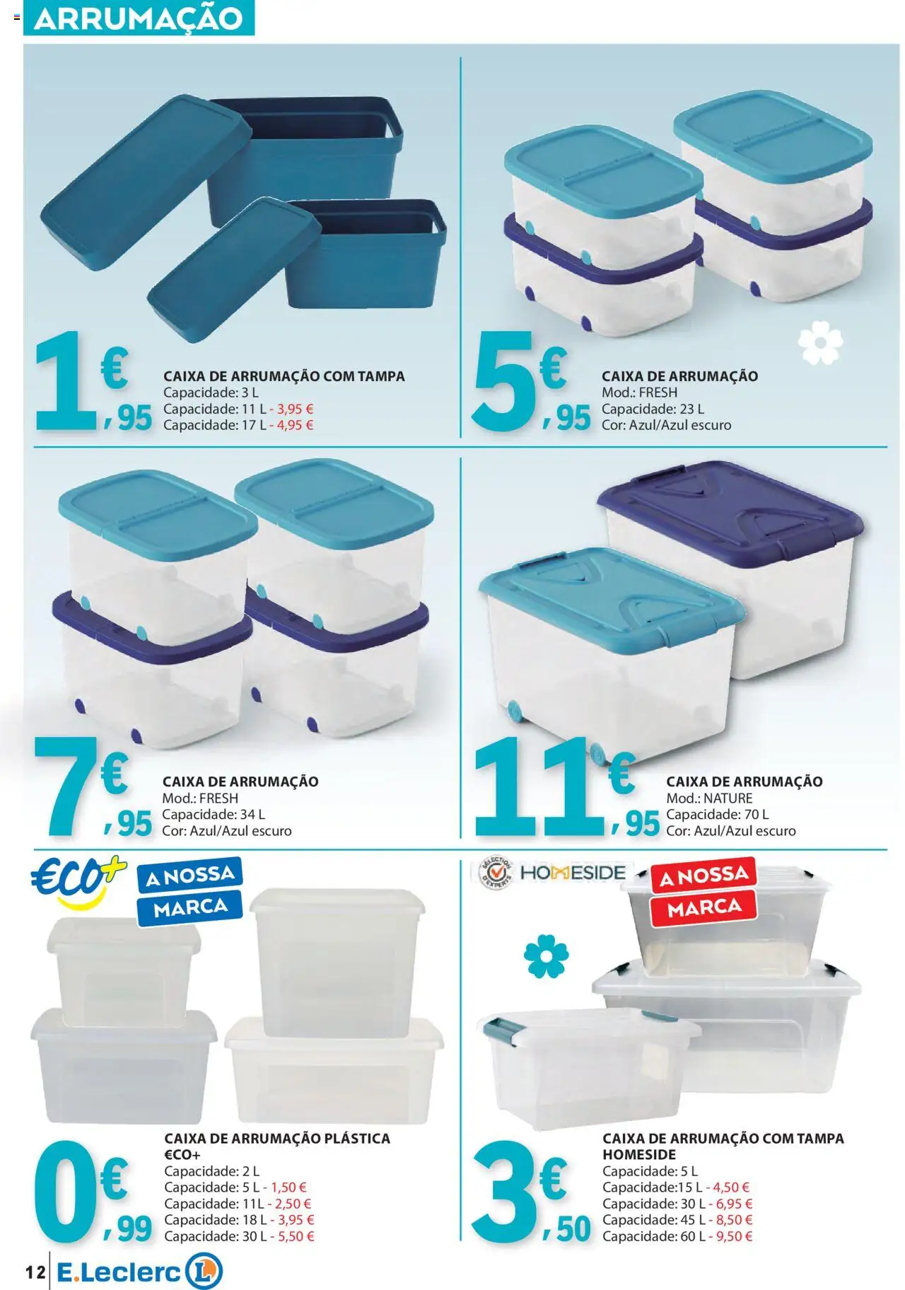 E.Leclerc - Folheto Feira Animal e Casa │ válido de 30.09.2025 | Página: 12 | Produtos: Caixa