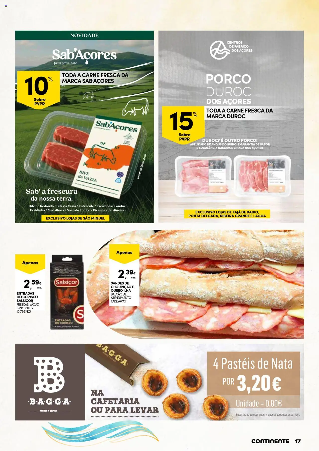 Continente - Verão │ válido de 17.06.2025 | Página: 17 | Produtos: Queijo, Lombo, Nata, Carne