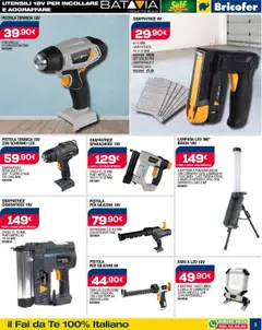 Volantino Bricofer del 28.05.2025 | Pagina: 3 | Prodotti: Tè, Cavo, Silicone, Batterie