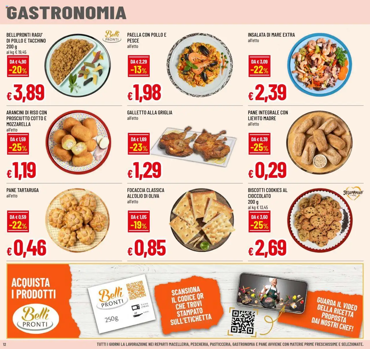 Volantino Galassia del 16.10.2025 | Pagina: 12 | Prodotti: Riso, Focaccia, Prosciutto, Video