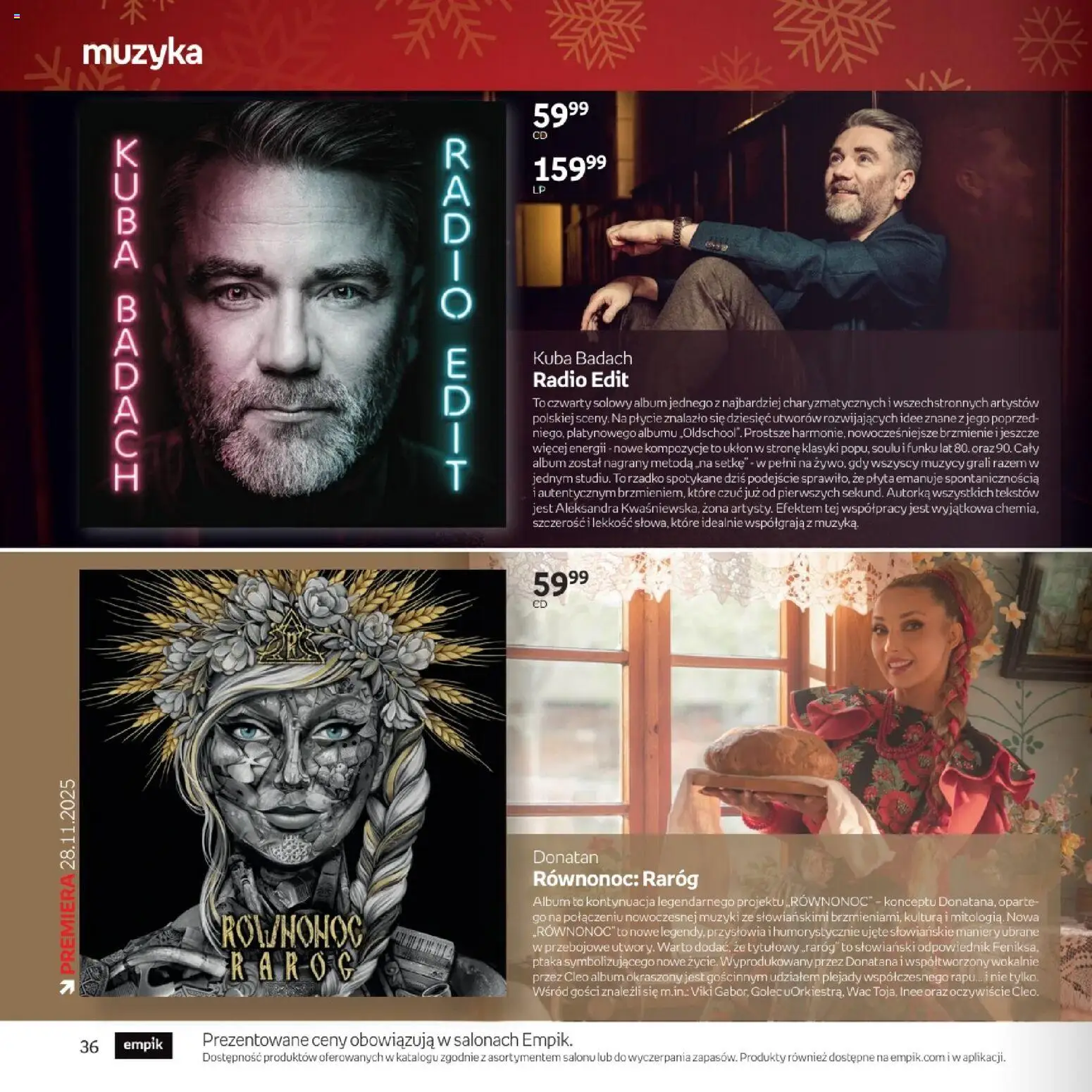 Empik promocje - Xmas Muzyka od 26.11.2025 | Strona: 36 | Produkty: Radio