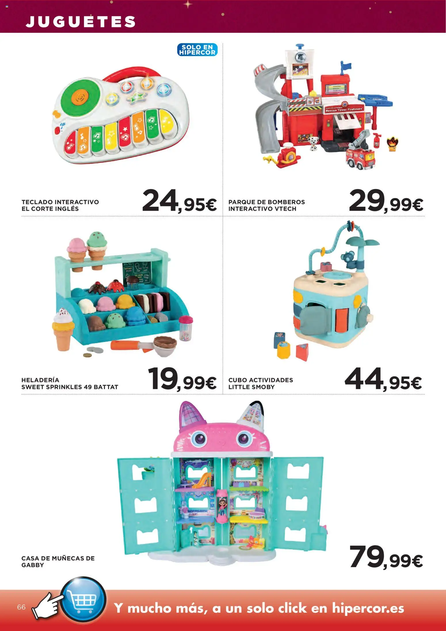 Hipercor catálogo │ válido desde el 18.12.2025 | Página: 71 | Productos: Casa de muñecas, Teclado, Juguetes