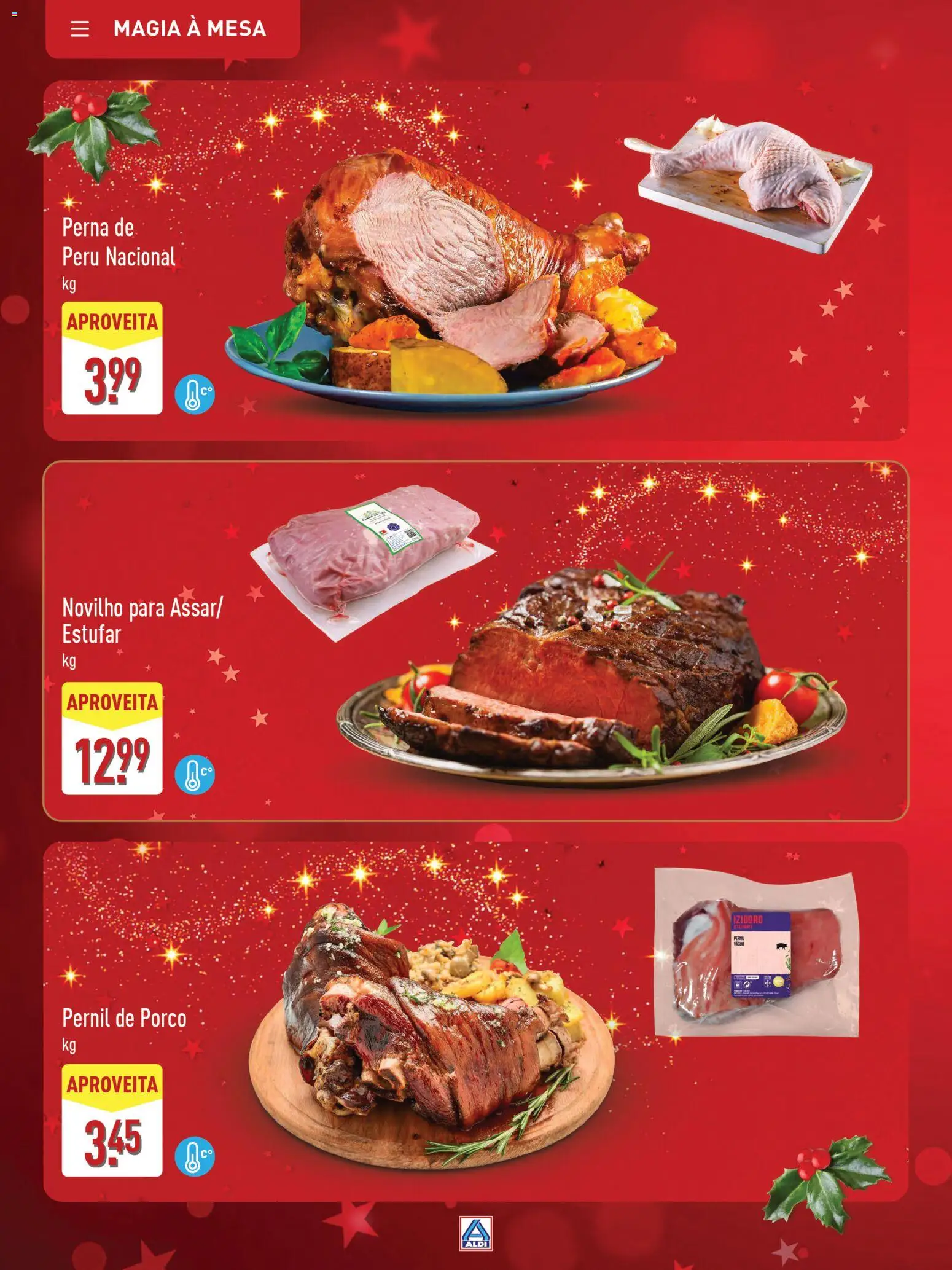 Aldi folheto │ válido de 22.11.2025 | Página: 16 | Produtos: Pernil, Peru, Mesa
