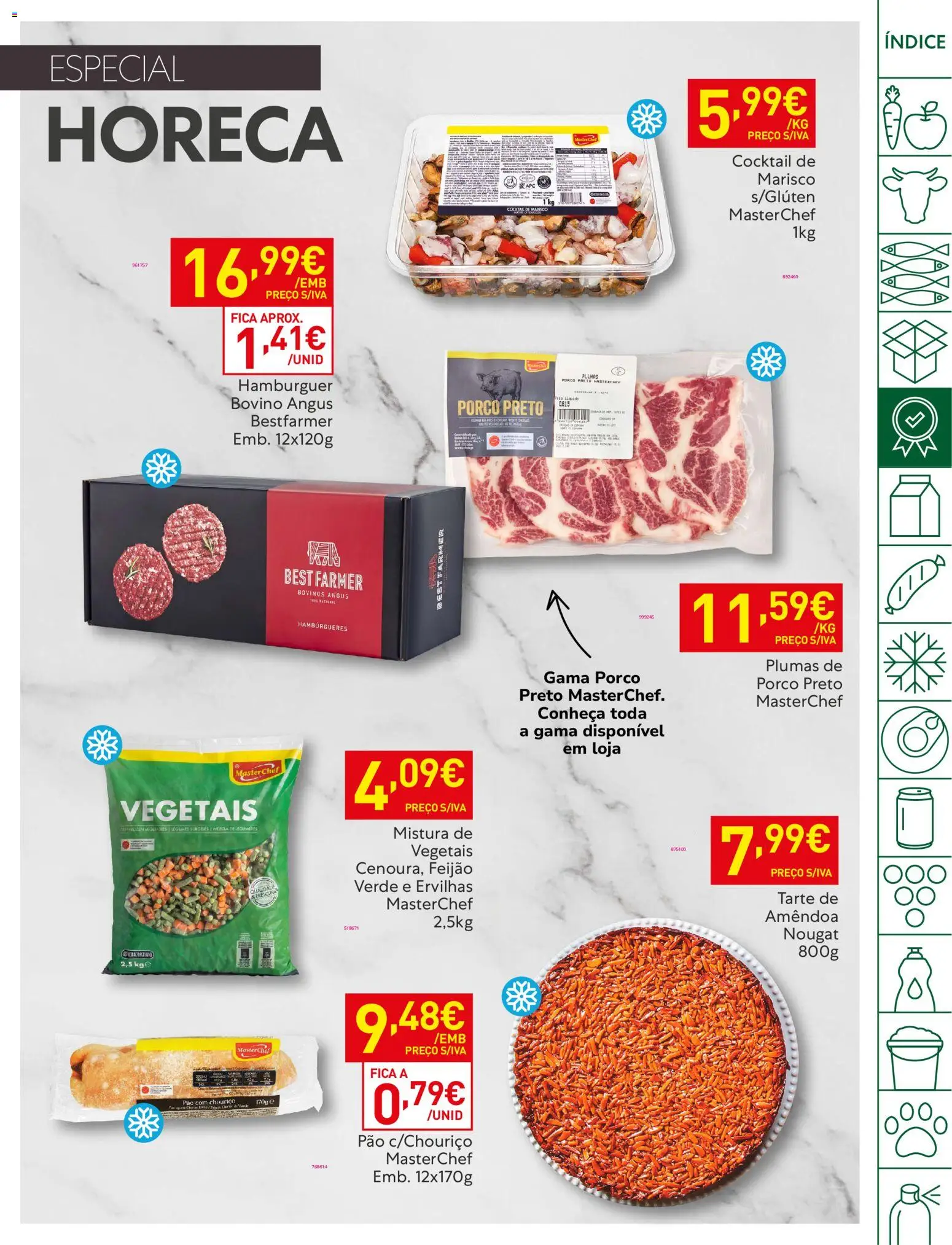 Recheio folheto │ válido de 06.01.2026 | Página: 9 | Produtos: Hambúrguer, Pão, Chouriço, Tarte